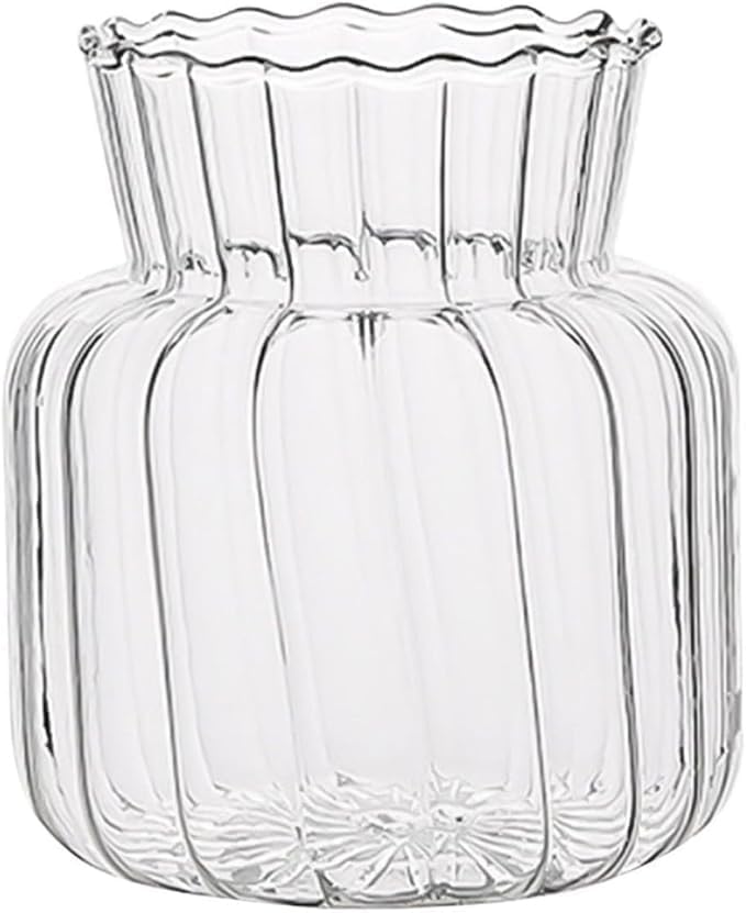 Vaso de Vidro Decorativo Estilo Nordico para Flores e Plantas