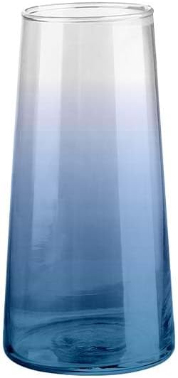 Vaso em vidro 152cm cor degrade azul L Hermitage