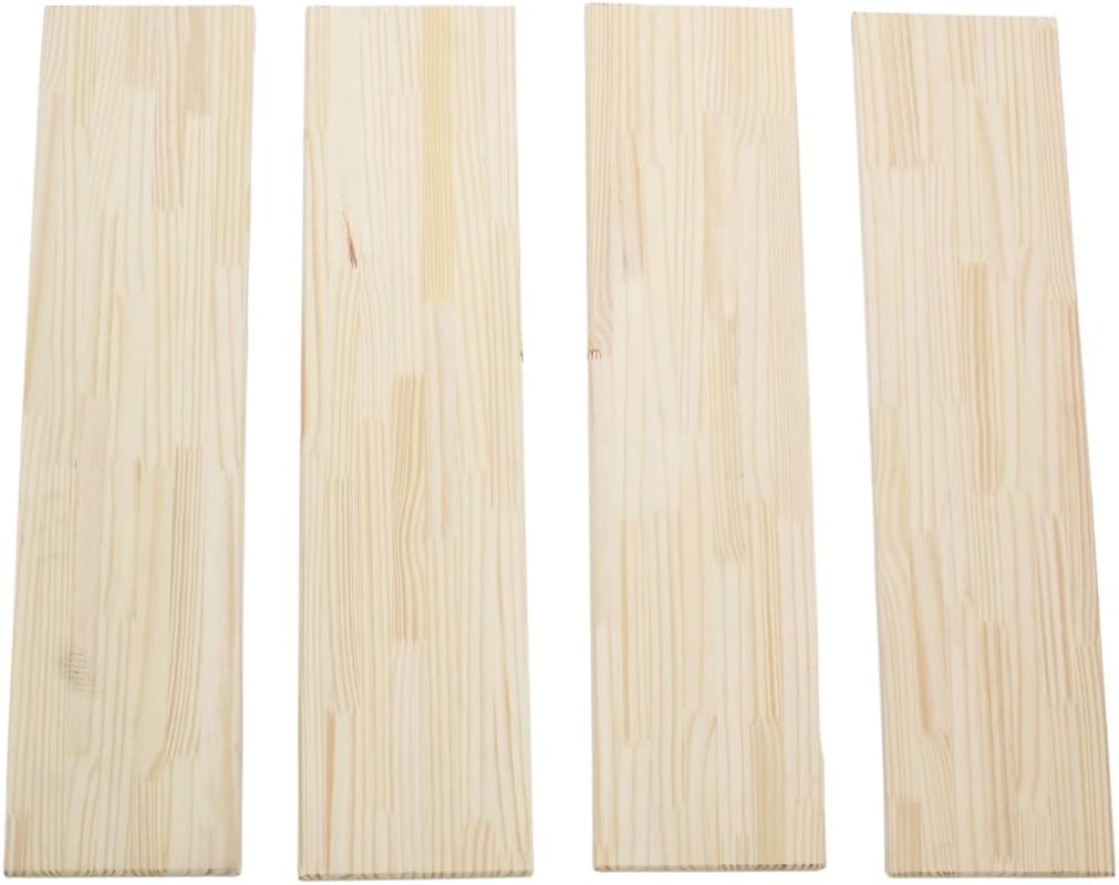 kit 4 Prateleiras estantes 80x20 Madeira pinus