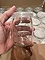 Encheng Frascos de vidro transparente de 200 ml com tampas, recipiente de iogurte com tampas (PE), frascos de pudim de substituição, recipiente de vidro com barbante e etiqueta para leite, geleia 21 Imagem do cliente