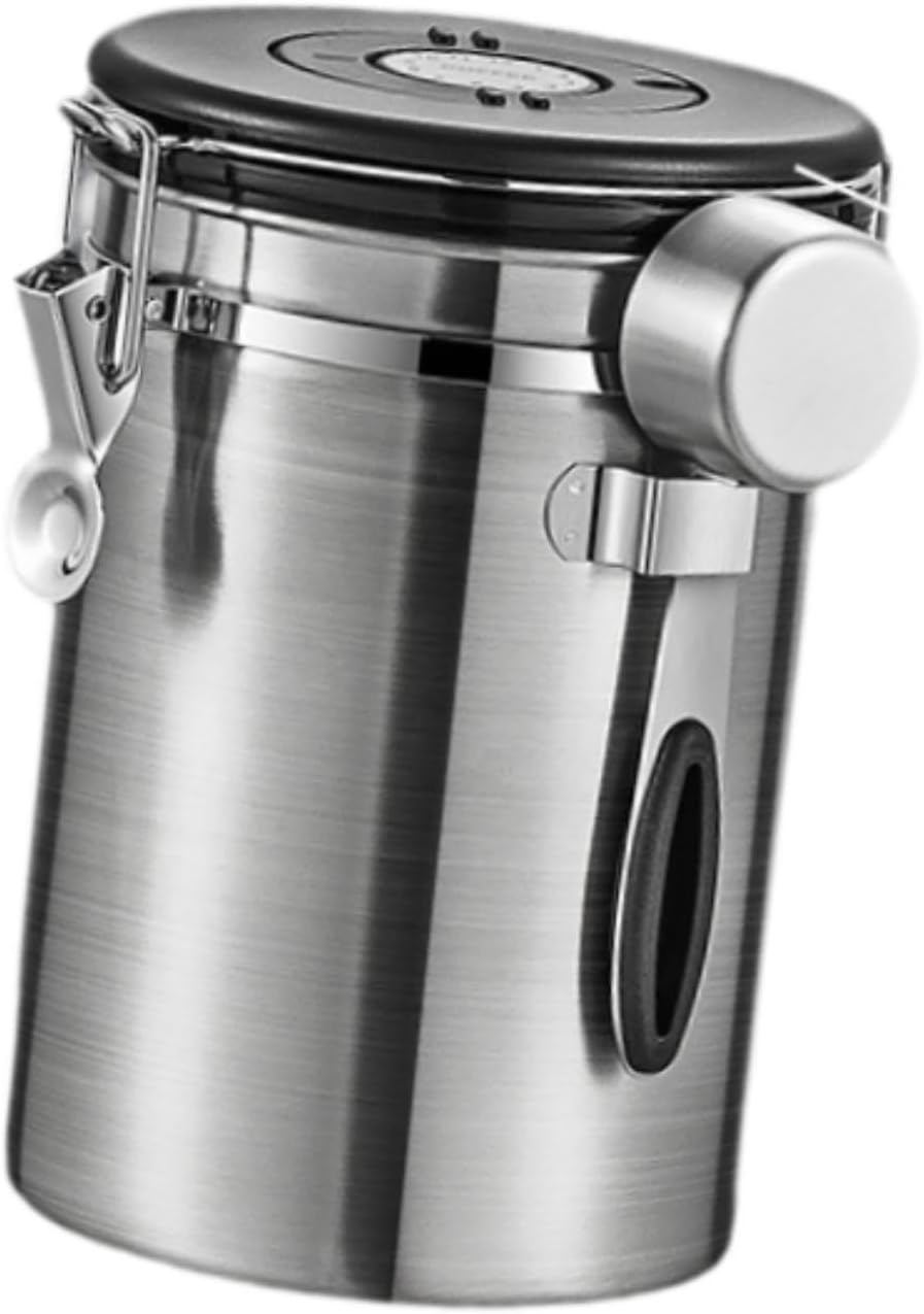 Baoblaze Lata de cafe Selo de aco inoxidavel Utensilios de