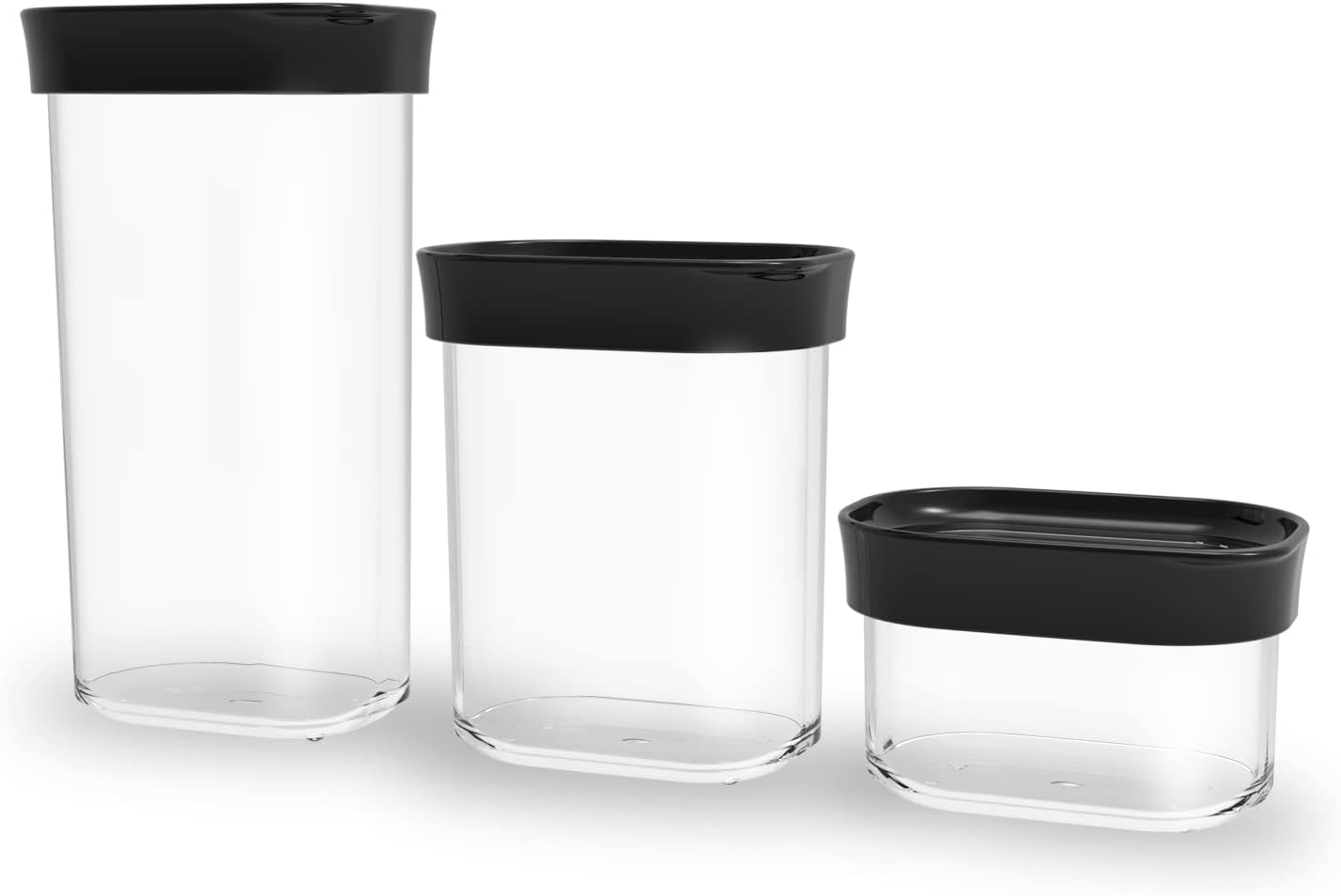 Conjunto de Potes de Armazenamento Hermetico em Policarbonato Transparente 3