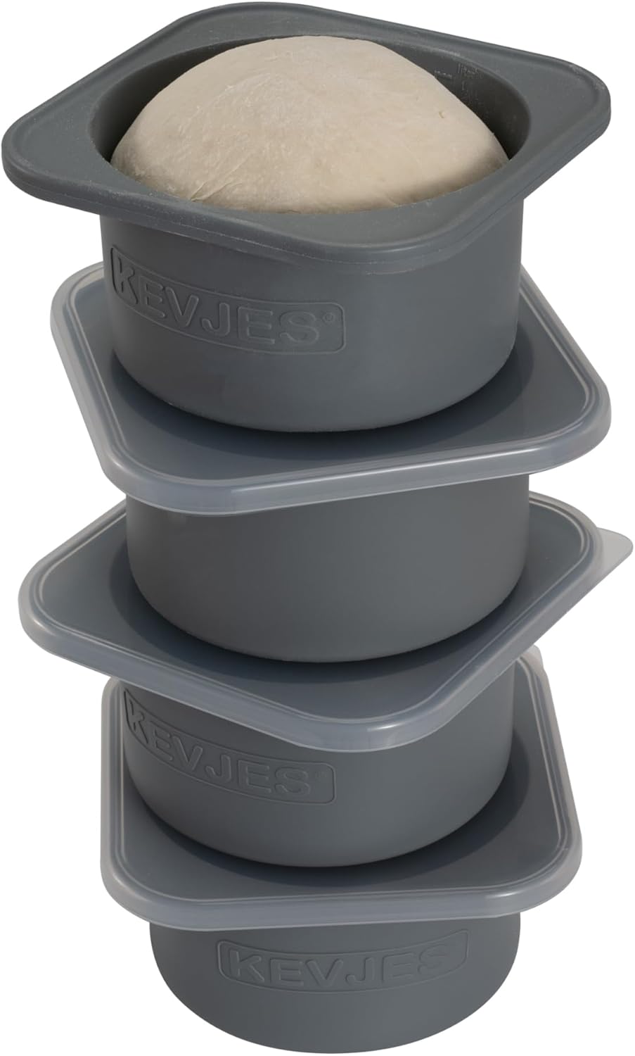 KEVJES mais recipientes de prova de massa de pizza de