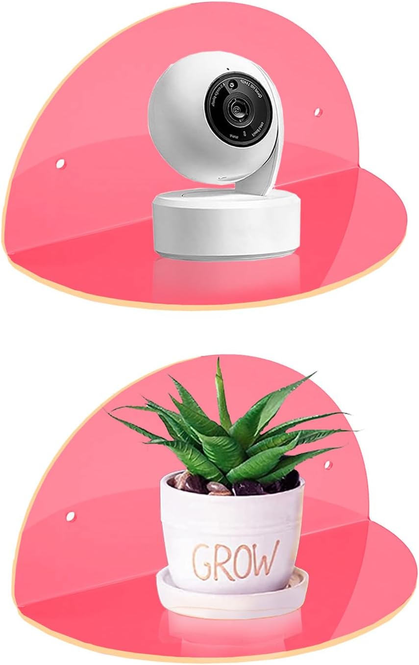 ROYALITA Prateleiras pequenas de acrilico para decoracao de quarto prateleiras