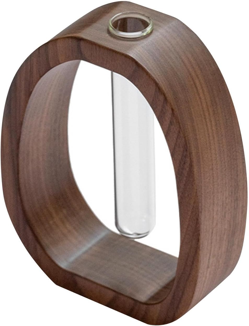 UxicRuya Tubo de Ensaio Vaso de Flores Plantador com Suporte