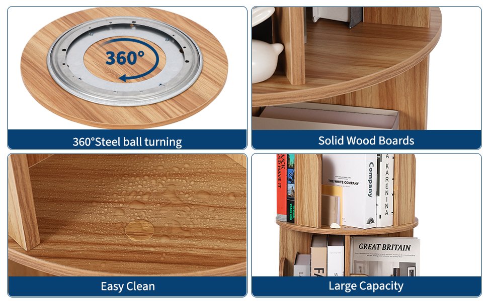 Estante giratória GarveeTech de 4 camadas