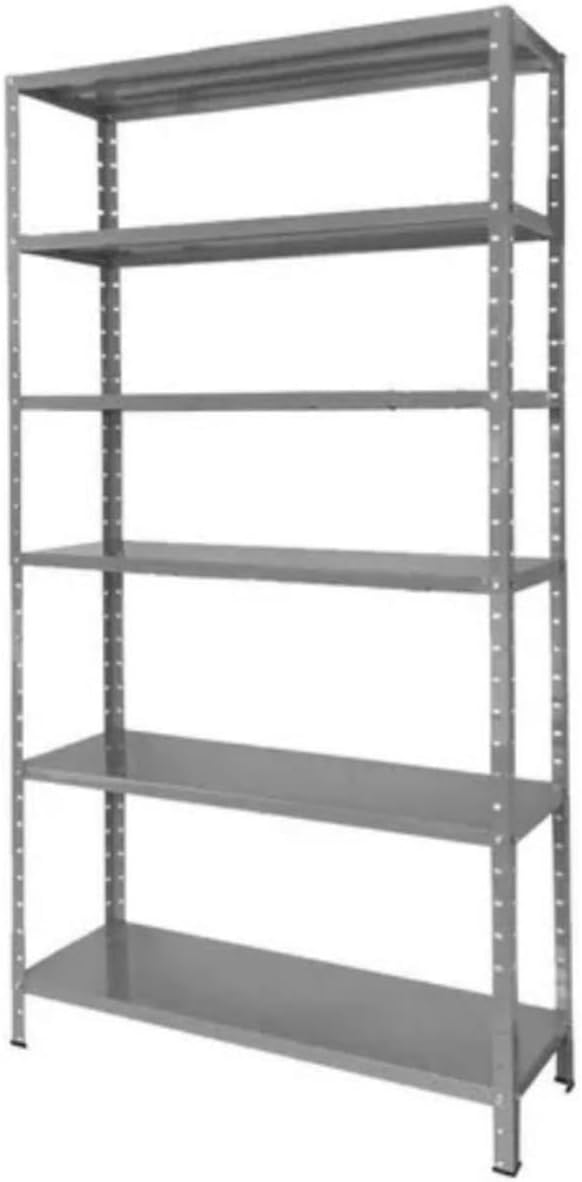 Estante Prateleira Armario Aco 6 Bandejas 60cm Romero Cinza