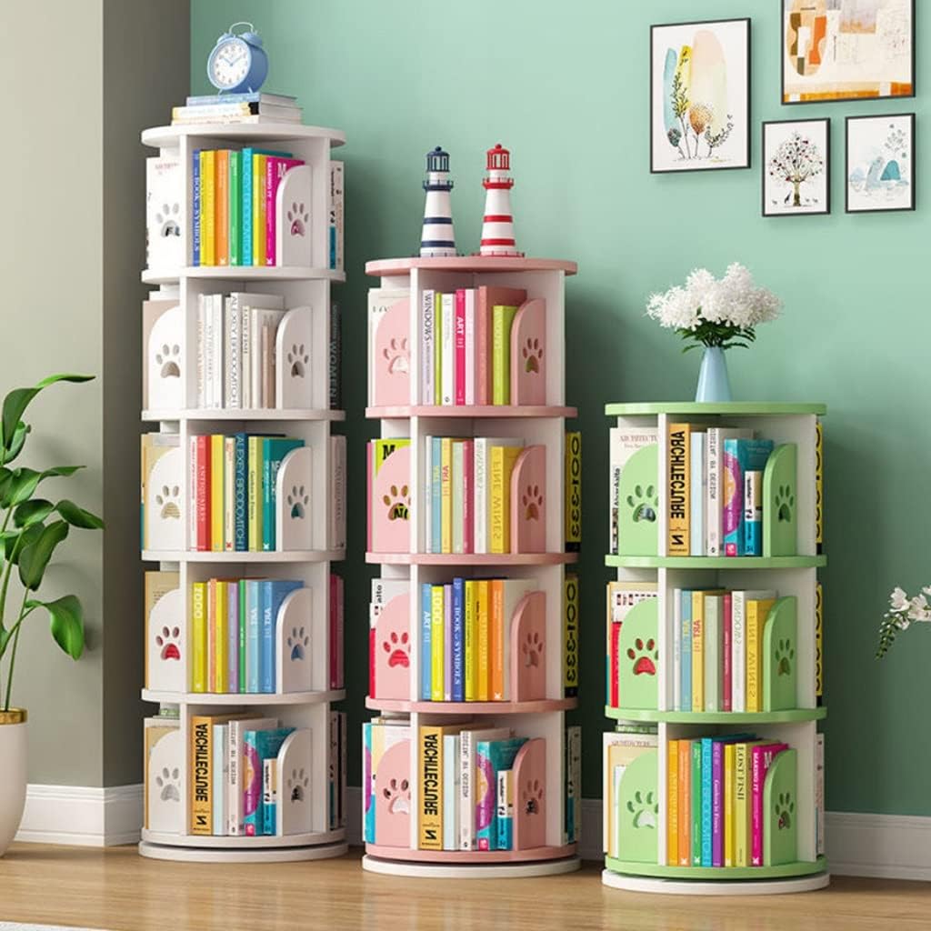 Estante giratoria de 345 andares estante rotativa prateleira de canto