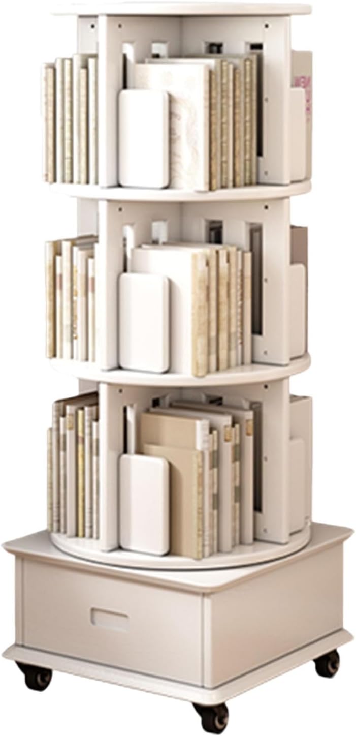 Estante giratoria de 4 camadas para armazenamento de CD estante