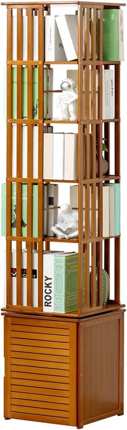 Suporte para livros Estante giratoria para livros armazenamento de chao