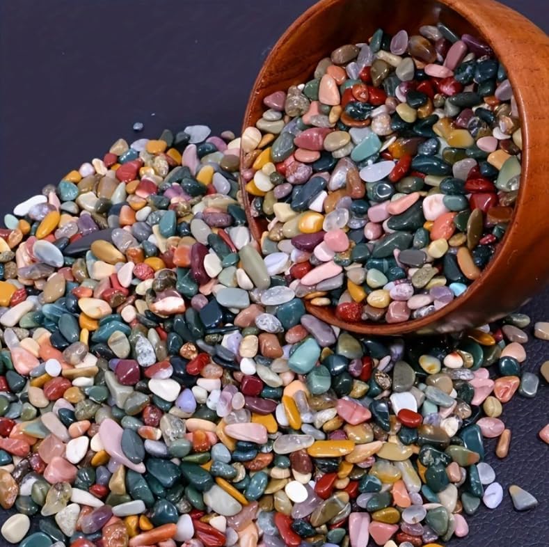 Pedras de rio naturais nao polidas de 100 g cascalho