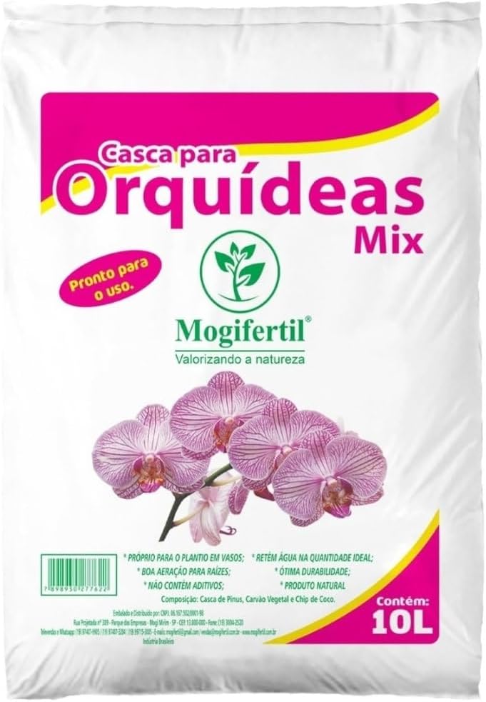Substrato Orquídeas Pinus Carvão Chips Coco 10 Litros 3kg 1 Substrato Orquideas Pinus Carvao Chips Coco 10 Litros 3kg