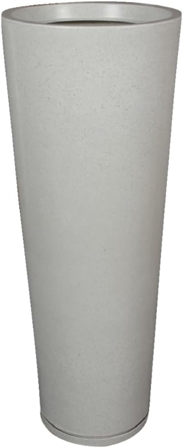 Vaso de Planta Decorativo em Polietileno Vasos para Plantas Grandes Coluna Luxo Moderno Casa e Jardim(1,cinza liso) 1 Vaso de Planta Decorativo em Polietileno Vasos para Plantas Grandes