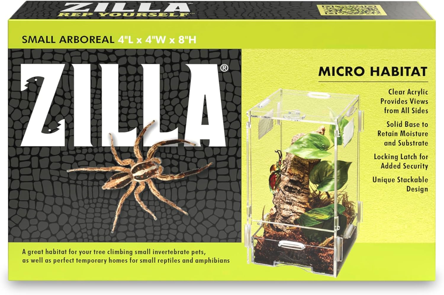 Zilla Involucro de terrario para pequenos repteis que moram em