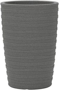 Vaso Tramontina Grego em Polietileno Cimento 80 cm