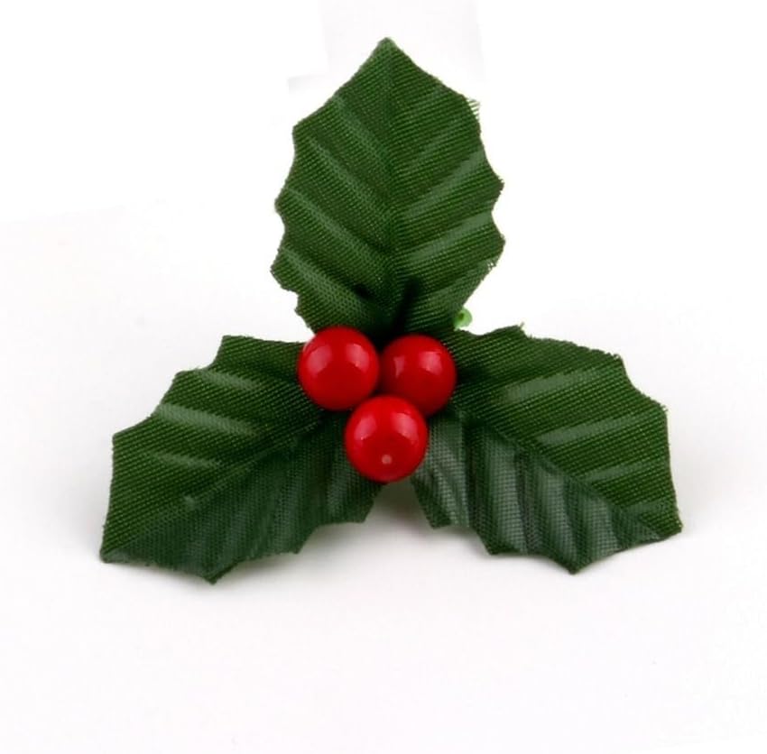 Coroas de azevinho 12 peças/conjunto de mini enfeites de árvore de Natal bonsai de espuma acessórios para plantas criativos artesanais (vermelho) 1 Coroas de azevinho 12 pecasconjunto de mini enfeites de arvore