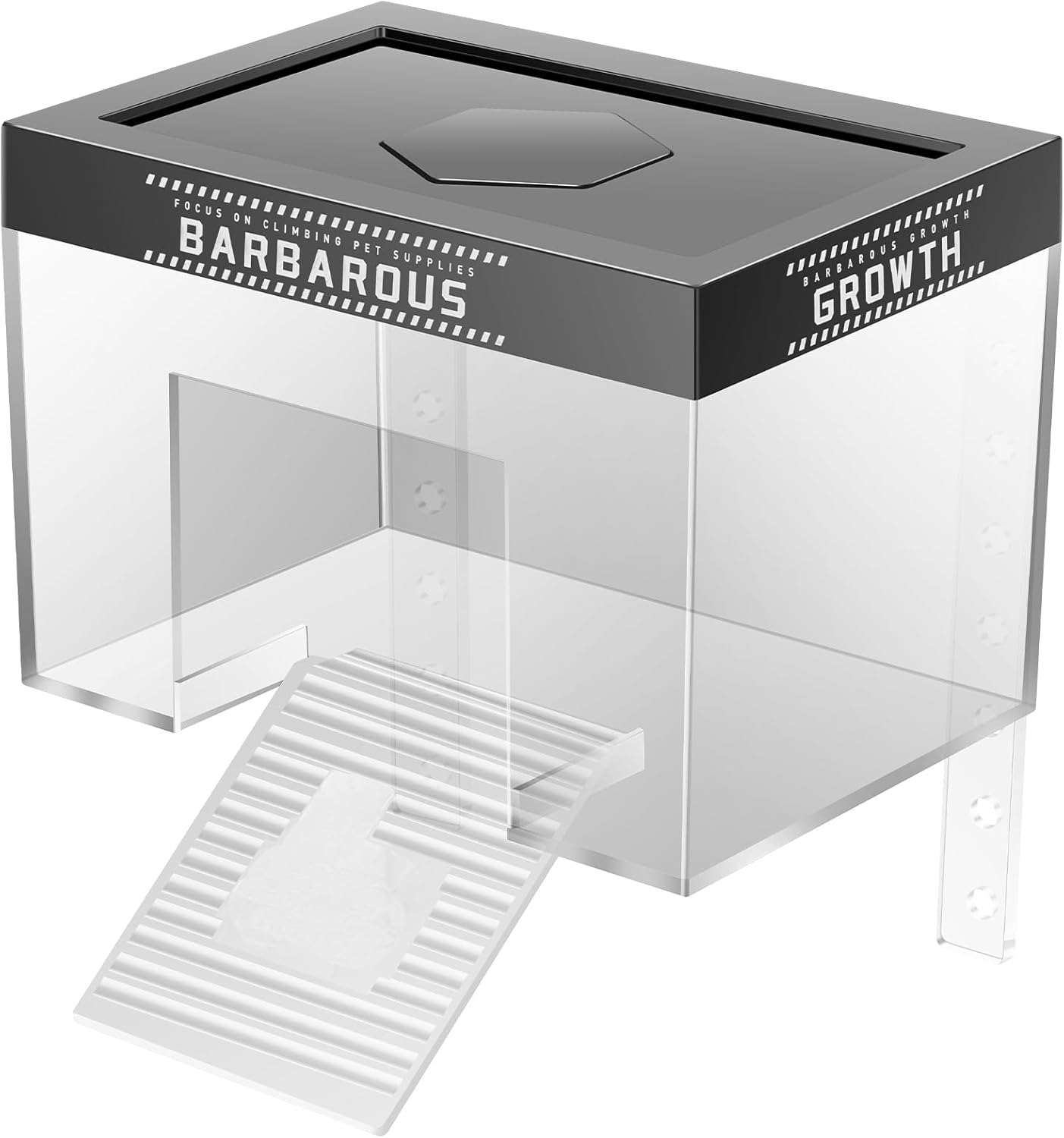 Plataforma de tartaruga com tampa e rampa antiderrapante rampa de