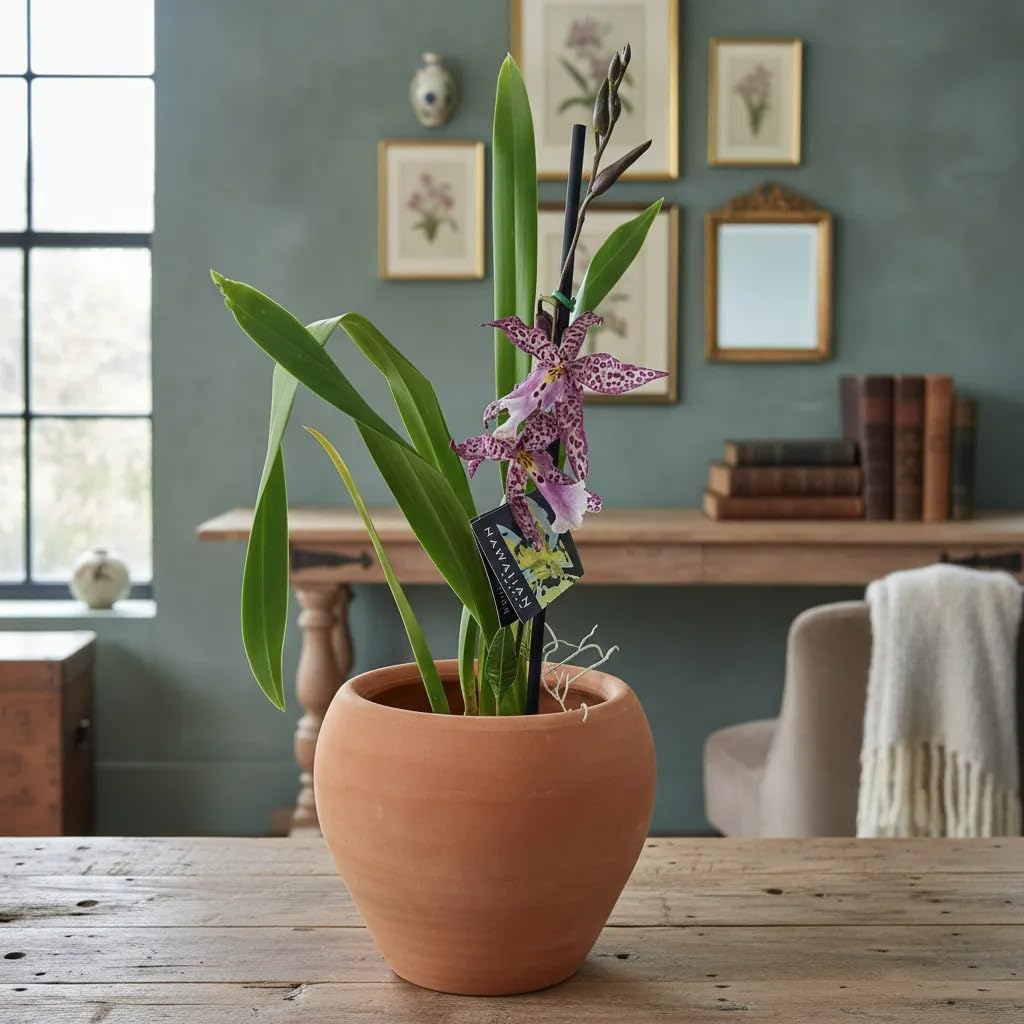 Quintal de Casa Vaso Cachepot Bola em Cerâmica e Barro, Terracota, 18cm Altura x 17cm Diâmetro, para Plantas e Decoração de Interiores e Jardins 1 Quintal de Casa Vaso Cachepot Bola em Ceramica e Barro