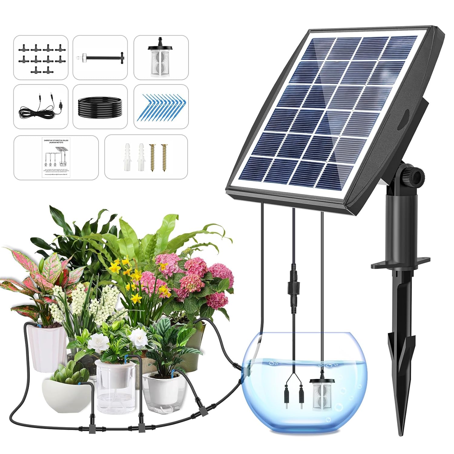 Sistema de Irrigacao Por Gotejamento Movido A Energia Solar Acessorios