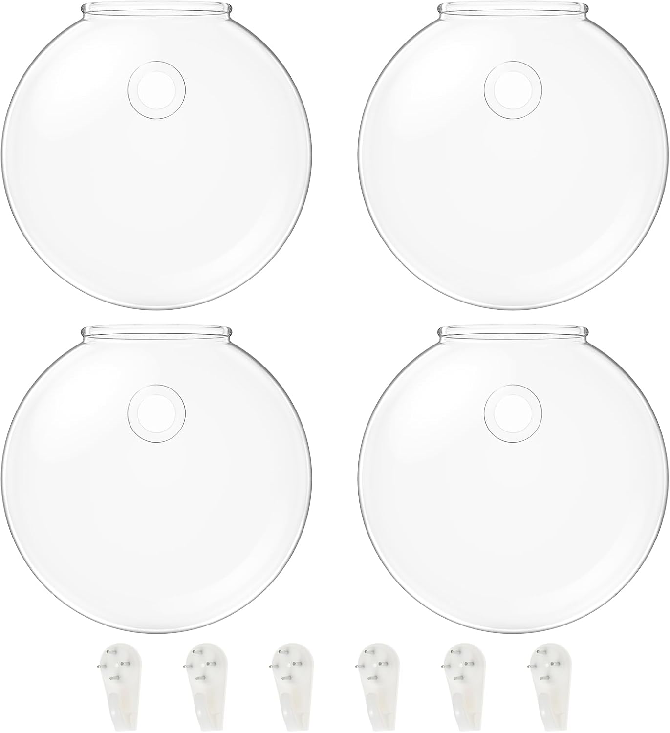 Terrarios de plantas de vidro 24 pecas globo oblato transparente