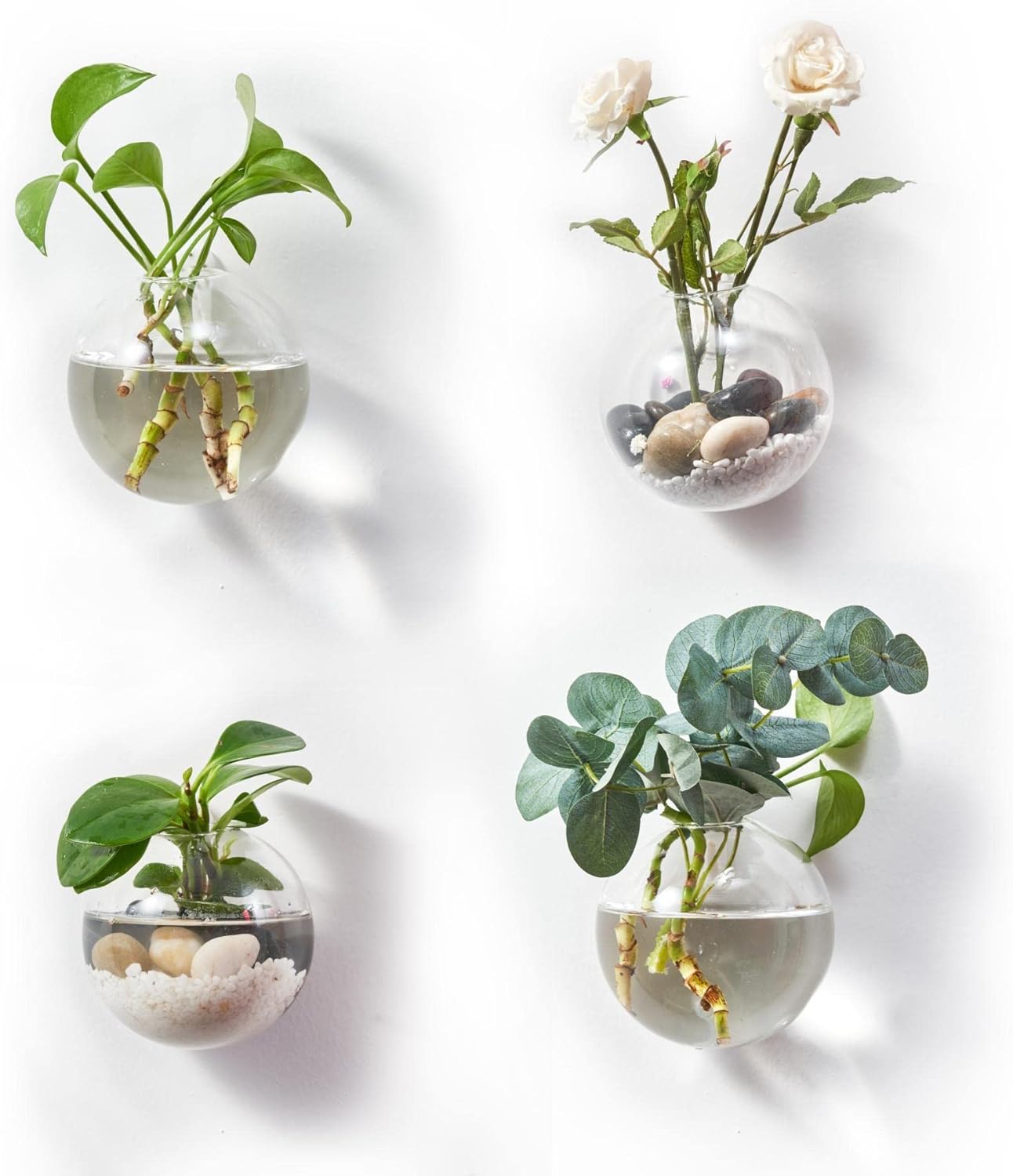 Vaso para pendurar na parede terrario vidro para plantas